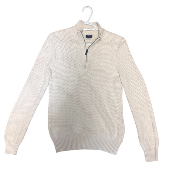 J. Crew Factory Other - J. Crew Factory Men's Cream Quarter-Zip Sweater